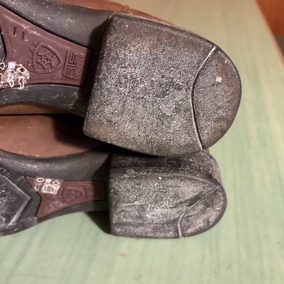 NEW Mens Ariat ATS Heritage Roper Brown Boots Size 8 D 10002284 - Picture 8 of 13